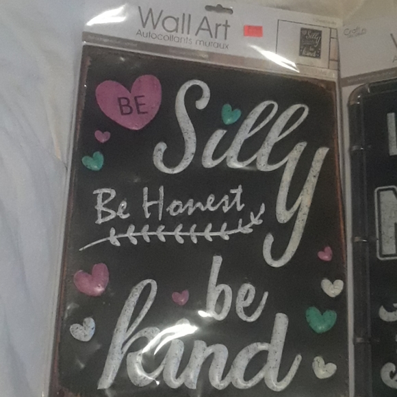 NWT Wall Art Self-Adhesive "WORDS TO LIVE BY" - Picture 3 of 6